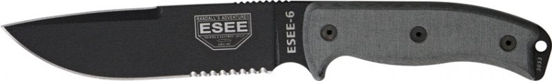 ESEE Model 6 Part Serrated. - Click Image to Close