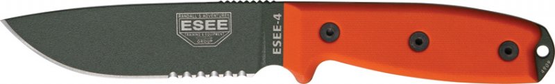 ESEE Model 4 Part Serrated. - Click Image to Close